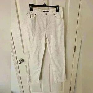 Lauren Ralph Lauren White Straight Leg Jeans Size 4